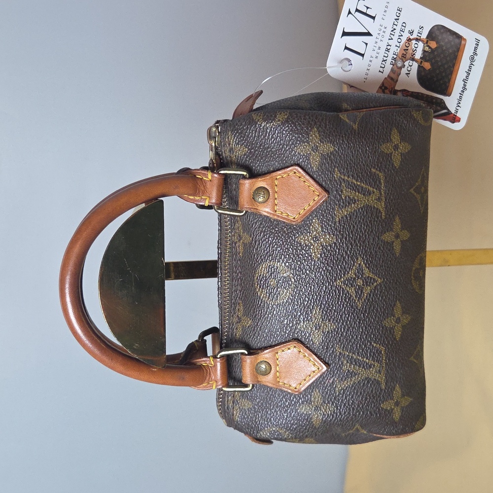 Louis Vuitton Monogram 1992 Speedy Mini HL Well Preserved/Archival ultra Rare